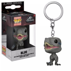 Funko Pop Keychain: Jurassic World 2 - Blue Velociraptor Collectible Figure,