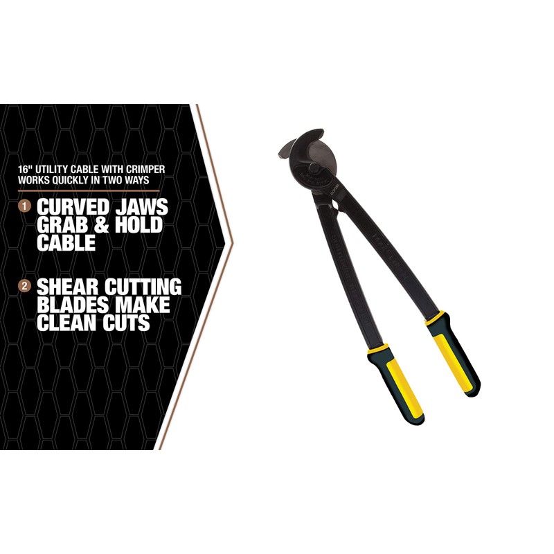 Southwire CCP350 Utility Cable Cutter with Comfort Grip Handles; 16-Inch