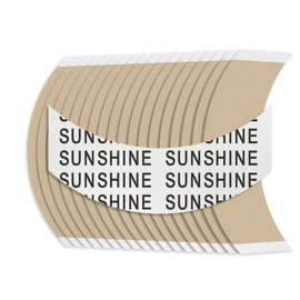 Sunshine Tape Sunshine Hairpiece Wig Tape (36 Pieces) - CC Curve - Double Sided Adhesive Tape for Toupee Lace Front Wig Strong Hold Waterproof Strips