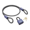 Schlage 994800 Flexible Cable with All Weather Padlock, 4-Foot by