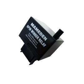 MAMEDEN Turn Signal Relay, 8 Pin High Fla Prevention, Resistor, IC Turn Signal Relay, Turn Signal