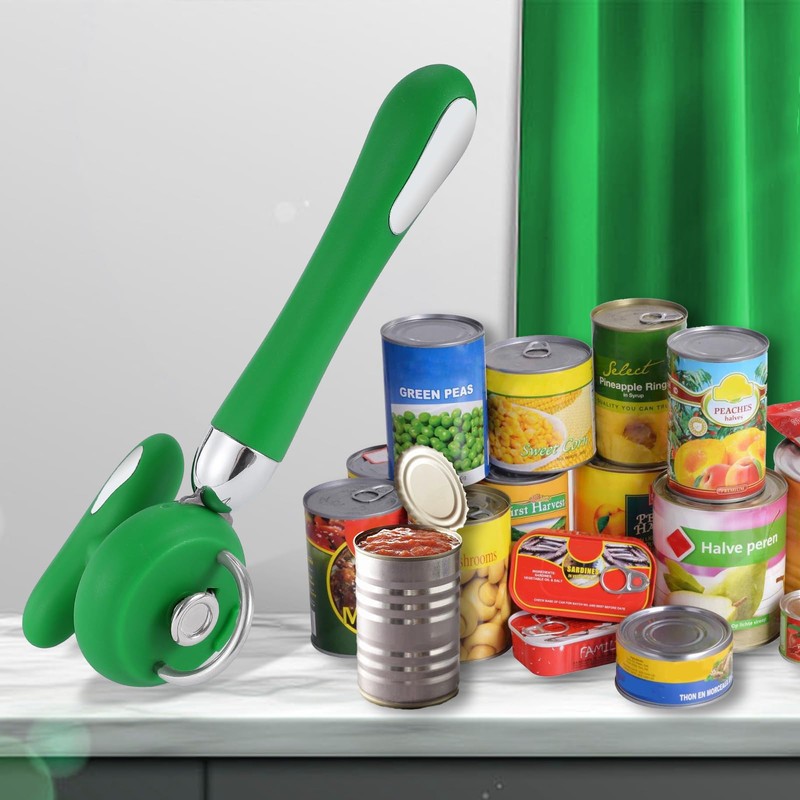 Can Opener Manual Tin Opener Stainless Steel Heavy Duty, Oversized