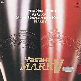 Yasaka Mark V Classic Table Tennis Rubber (1.8mm, Red)