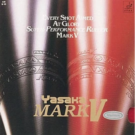 Yasaka Mark V Classic Table Tennis Rubber (1.8mm, Red)