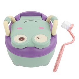 Potty Training Toilet, Washable Animal Shape Portable Potty Seat with PVCc Mat, Potty Training Seat | Car Potty for Toddler | Travel Potty Seat | Potty Toilet Seat for 1 to 4 Years