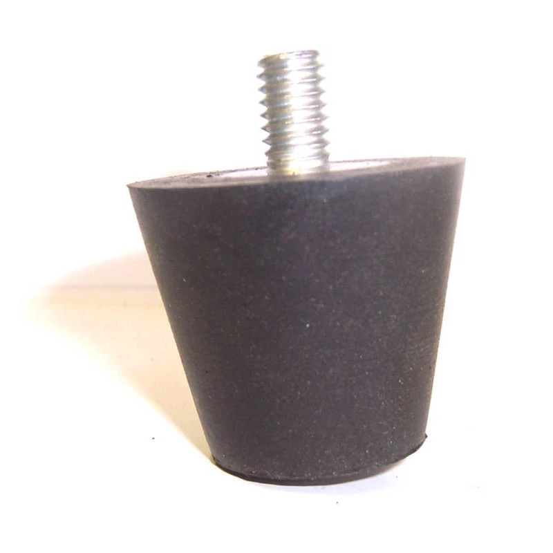 RUBBER BUMPER SNUBBER BUMP STOP FOOT FEET 1/2" STUD