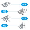 TOOINKCV 680 Pcs Cross Pan Head Screws Botls and Nuts