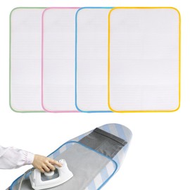 4 Pcs Heat-Resistant Mesh Ironing Cloth Scorch Mesh Ironing Clothes Protector Perfect Household Tool Safe for all Fabric Types can Withstand High Temperatures Shareable with Neighbours and Friends