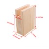 Etfbuy 4PCS Width Groove Wood Bed Desk Risers Lifter Table