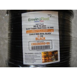Perfect Vision EnviroReel 500' RG6 Coax Dual Solid Copper Cable CR02BDR0-05