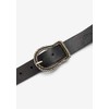 s.Oliver Women's Leather Belt with Clasp Black 85, black