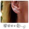 LOVME Earrings Studs Set for Women Men, Hypoallergenic 316L Stainless