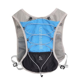 Clapoyis Running Backpack, Small, Non-Shaking, Trelan Zack, Hydration, Walking, Marathon, Running, Cycling, Bag, Cycle Backpack, Men's, Non-Shaking, Lightweight, Running, Backpack, Small (Blue, S)