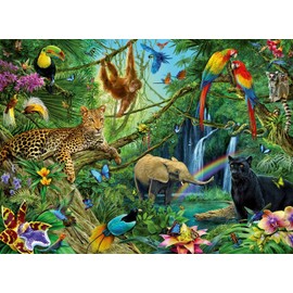 Ravensburger Jungle Jigsaw Puzzle for Kids Age 8 Years Up - 200 Pieces