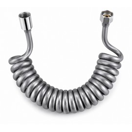 Retractable Shower Hose for Bathroom Use – Flexible Spiral Design with 1/2 Inch Connections for Shower, Bidet & Toilet