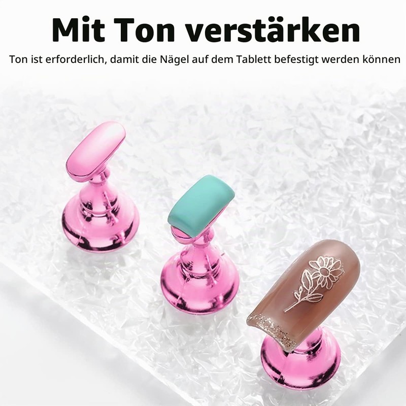Set of 2 Nail Stands for Press on Nails Display,