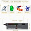 Diamond Tester＋60X LED Magnifying Glasses Jeweler Tool Kit Combo，for Novice