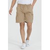 Kendindza Men's Cargo Shorts with Pockets, Zip and Drawstring -
