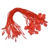 7" 1000Pcs Red Hang Tag String Nylon String Snap Lock