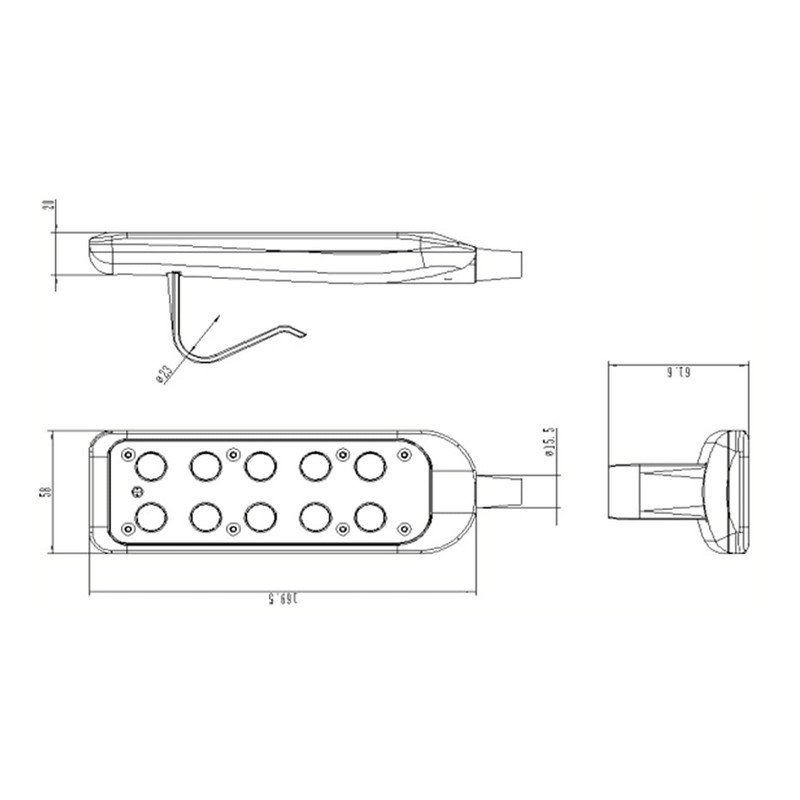 PenRux Electric Sofa Control 4 Buttons 5 Pin Electric Sofa