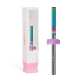 Cnynail 3/32”Tungsten Carbide Nail Drill Bit, Buffer Cuticle Remover, Nail Buffer & Prep File, Two-Way Rotation, Fine Grit for Manicure, Pedicure, Home & Salon Use (3XF Grit, Multicolor)