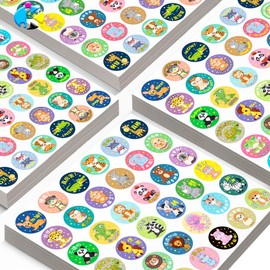 Reward Stickers for Kids Cute Encouraging Animal Stickers for Teachers Anime Stickers Reward Chart Small Incentive Stickers for School Motivational Teacher Elementary Classroom Supplies (3240)