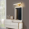 KAISITE Bathroom Light Fixture Over Mirror - Gold Vanity Light