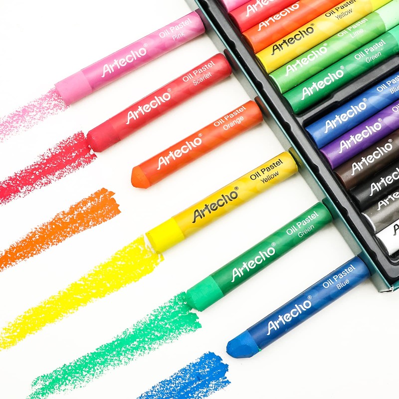 Artecho Oil Pastels Set of 72 Colors (10 x 70