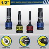 Aiourx 10 Piece 1/2" Drive Impact Torx Bit Socket Set,