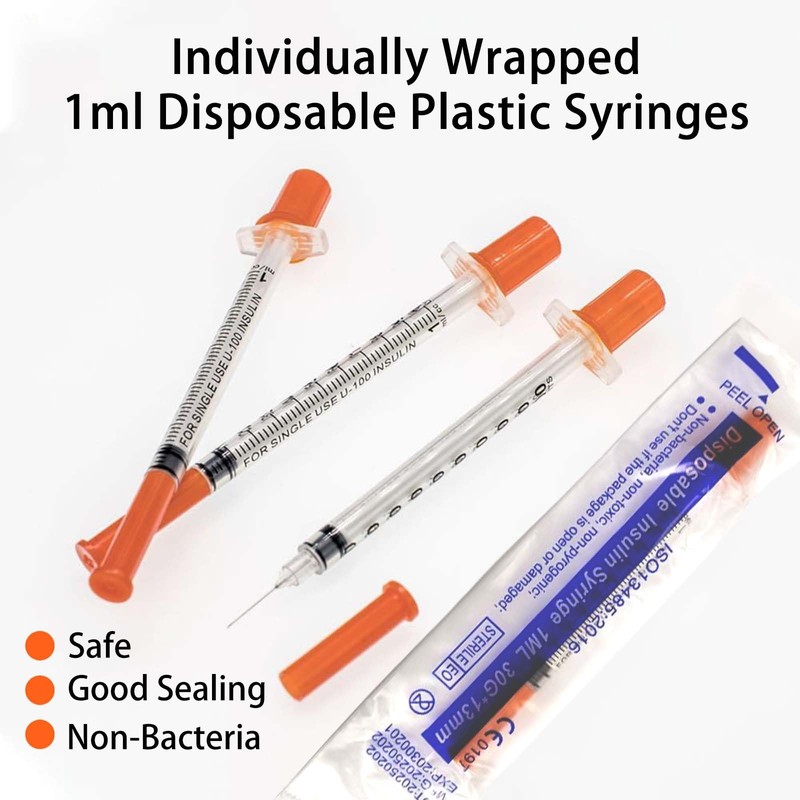 Postuvix Lab Dispensing Measuring Tool: 20Pcs 1ml 30G 13mm Multiple