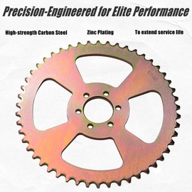 JNDO Mini Bike Sprocket 50T 420 Chain 6 Hole Rear Sporcket for Coleman CT100U B100 Baja Doodle Bug DB30 Monster Mega Moto Motovox MBX10