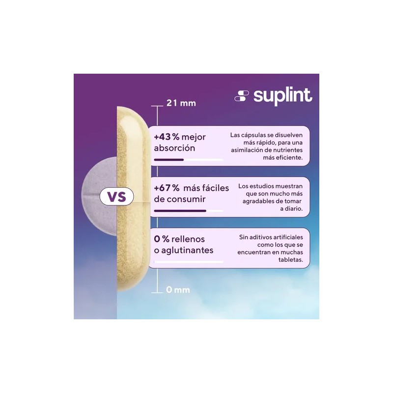 Vitamina Jengibre Suplint Inmunidad Energía Cápsulas Veganas