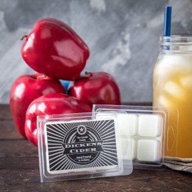 The Candle Daddy Dickens Cider- Apple Maple Bourbon Funny Maximum Scented Wax Cubes/Melts- 2 Packs -4 Ounces Total- 12 Cubes