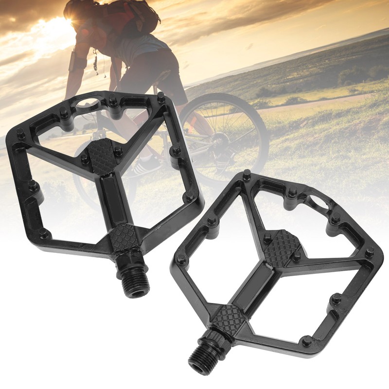 Mountain Bike Aluminum Alloy Foot Pedal AntiSlip Lightweight Cycling Flat