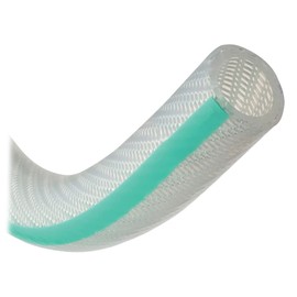 Toyox Azuone Toyosilicone(R) Hose φ0.3 x 0.6 inches (7.9 x 14.3 mm) /1-1721-03 Milky White/Green Line Included