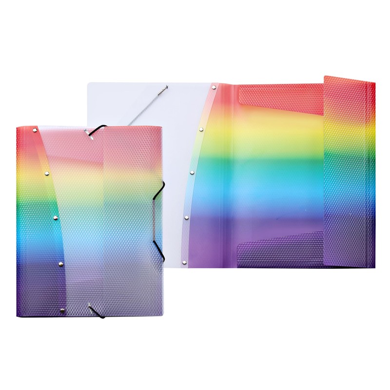 VELOFLEX Rainbow Diamond 4442404-3 Portfolio Folder, DIN A4, 3 Organiser