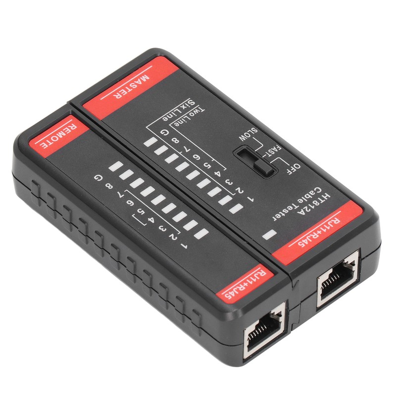 Network Cable Tester RJ11 RJ45 Phone Line Wire Test Tool