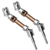 2Pack Metal Universal Front Wheel Drive Shaft CVD Universal Joint