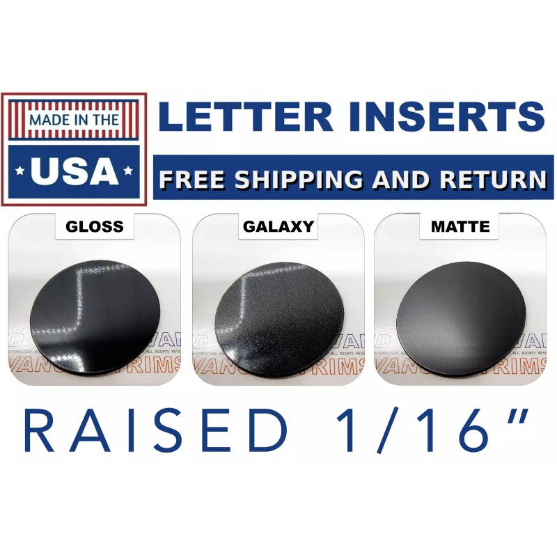 Advanced Trims Carbon C5 Corvette Dash Plastic Lettering 1997 -