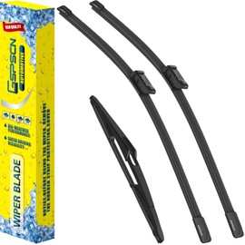 GSPSCN 3 Wipers OEM QUALITY Replacement For Benz GL-Class 2013-2016 GL450 GL350 GL550 ，ML-Class 2012-2015 ML350 ML550 ML63 ，GLE-Class 2016-2017 Original Equipment Wiper Blades 26"+22"+12" (Set of 3)