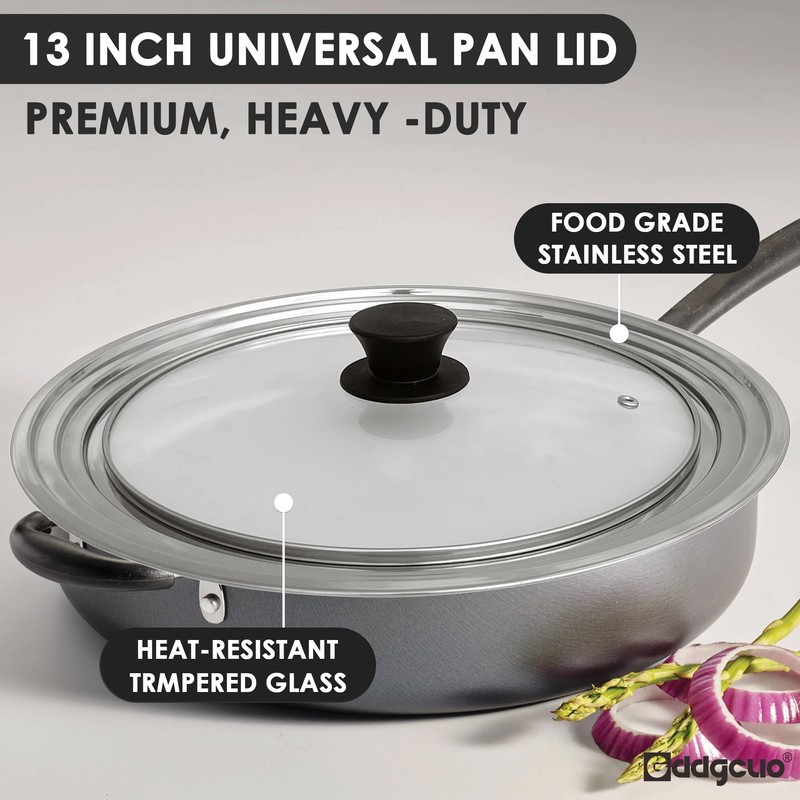 Universal Lid for Pots and Pans, Fits 11", 12" &