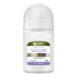 Pack 2 Pzas Blen Desodorante Natural Salvia Y Piedra Alumbre Fragancia Notas Femeninas