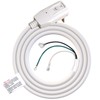 ELEGRP L15630 12AWG Gray LCDI Power Cord Plug for A/C