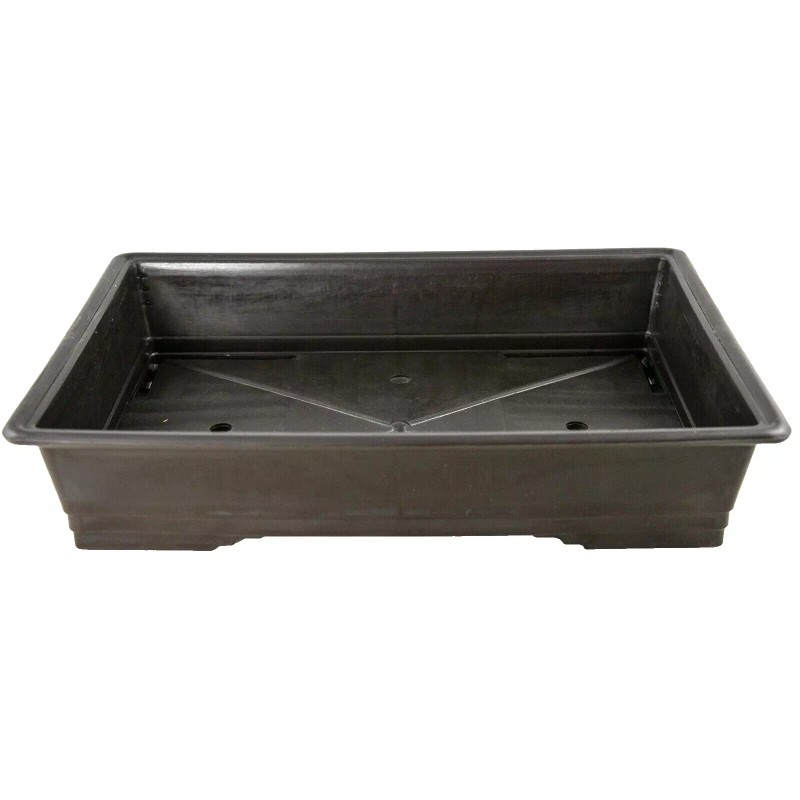 Yubonzai 2 Mix Japanese Plastic Bonsai Training Pot, Cactus &