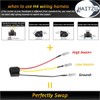 Haitzu 4x6 Headlights Led 4PCS w/H4 Socket Headlamp Compatible with