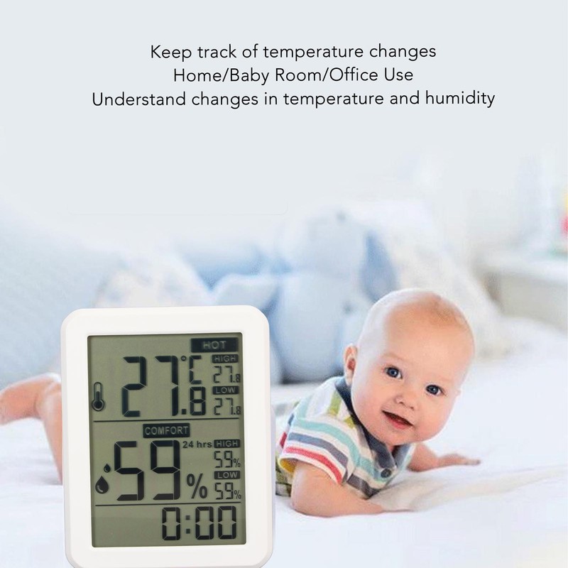 Temperature Humidity Meter Multifunctional High Accuracy Digital Indoor Hygrometer Thermometer