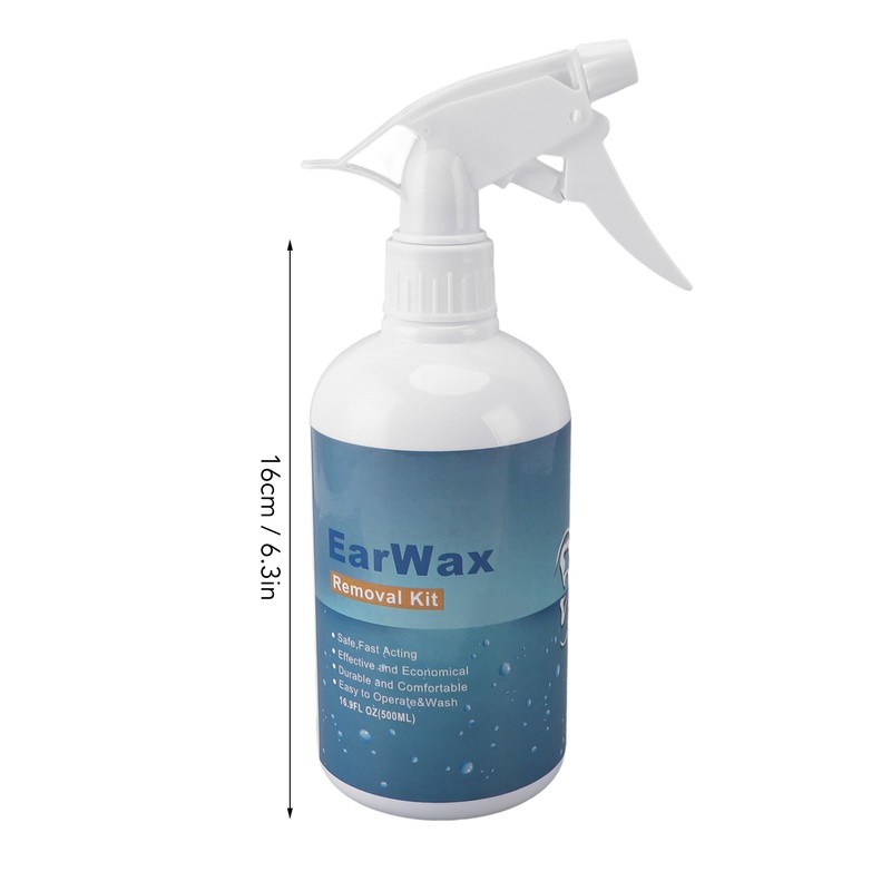 500ml Ear Wax Removal Kit with Ear Cleaner Bottle Basin