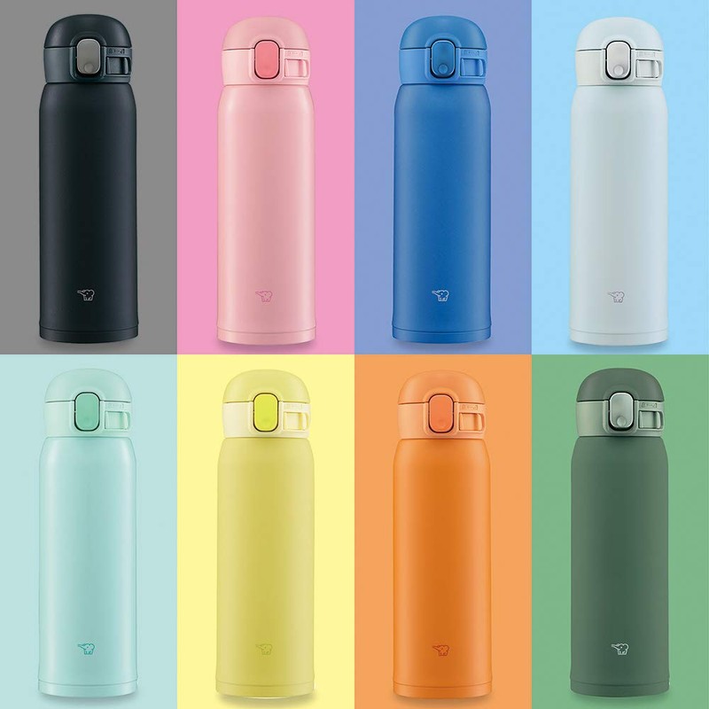 Zojirushi SM-WA48-AA Water Bottle, One-Touch Stainless Steel Mug, Seamless, 16.2