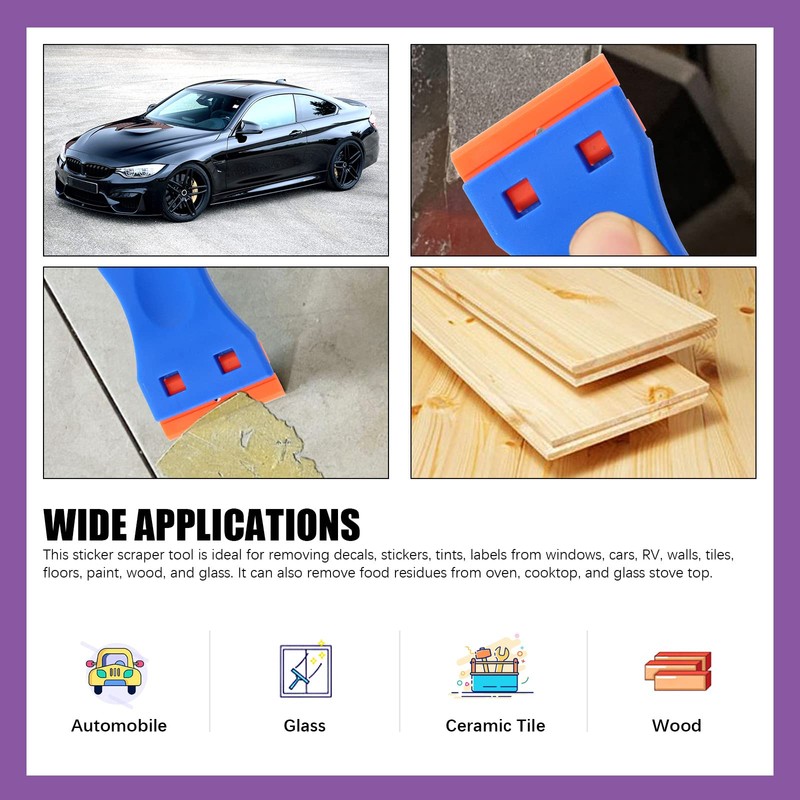 Swpeet 36Pcs 3/4" 7/8" 1" 1-1/2" Plastic Chisel and Plastic