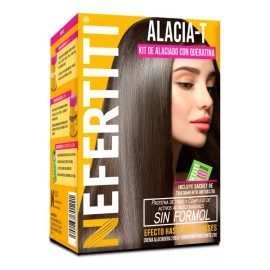 Kit De Alaciado En Crema Con Queratina Alacia-t Nefertiti